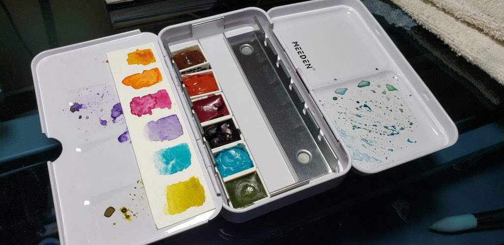 QOR Watercolour Sets, Painting