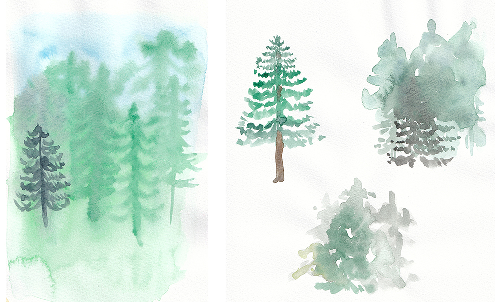 Experimenting with QoR watercolors – BogusRed's Sketchblog